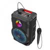 DIFFUSORE HOCO BS46 SPEAKER WIRELESS DANCER V5.0 (3H MUSIC) CON MICROFONO - BLACK - BS46